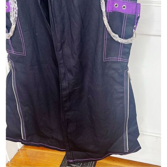 Tripp Black & Purple Street Pants Black/Purple Plus Size 17/38” Nwot - Picture 5 of 10